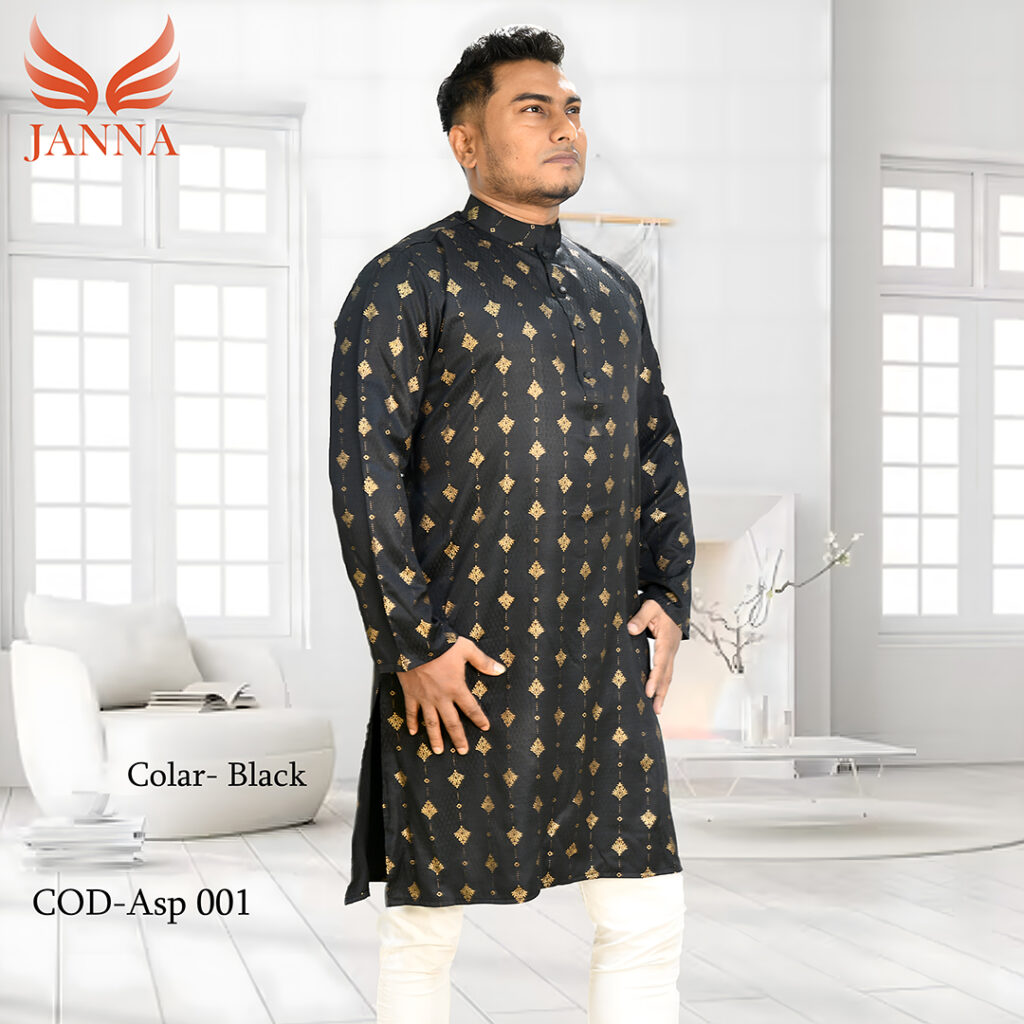 Apsan Print Panjabi - KP101