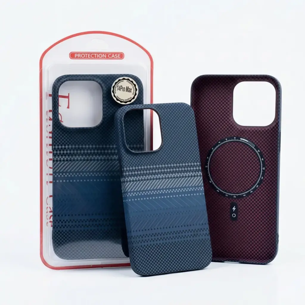 Carbon Fiber Back Cover For iphone (13 to 17 Pro Max) Slime Protective Cash, anti Clok,Fingerprint.